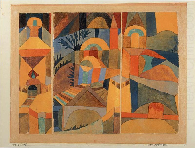 Paul Klee Temple Garden china oil painting image